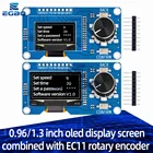 SH1106 OLED con módulo codificador rotatorio EC11 interfaz I2C
