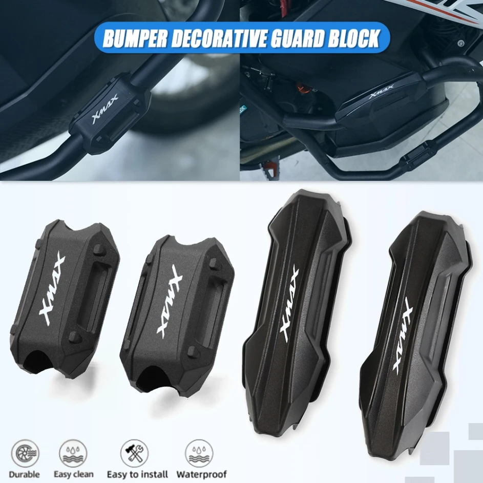 Per Yamaha Xmax 125 200 250 300 400 Xmax300 Xmax400 25Mm Motore Moto Crash Bar Protezione Paraurti Blocco Di Protezione Decorativo