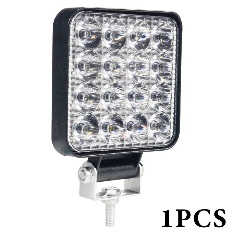 1PC 16LED White Mini Off-Road Work Light Bar