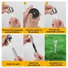 Outdoor Solar Light Solar Stainless Steel Small Tube Light Outdoor Waterproof Landscape lighting Lawn Light Garden Lawn Decorati 6