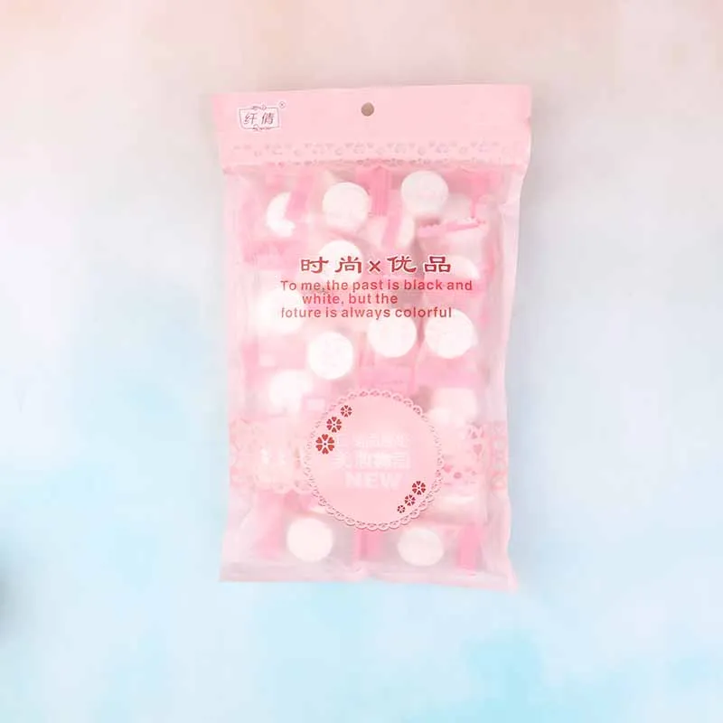 50pcs/pack Compressed Face Mask Paper Disposable Facial Masks Paper Skin Care Wrapped Masks DIY Women Makeup Beauty Tool 5