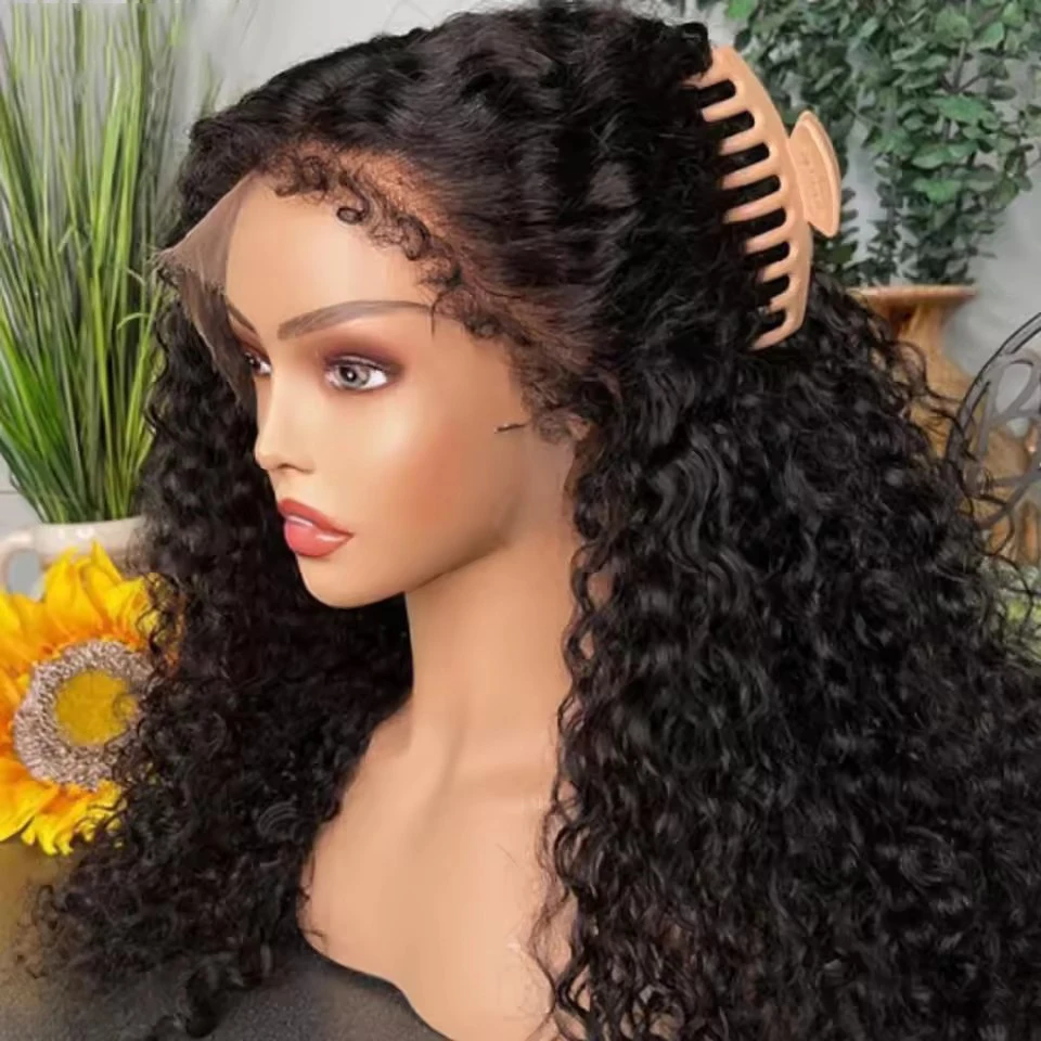 Kinky Curly Lace Wigs for Women - 4C Edges