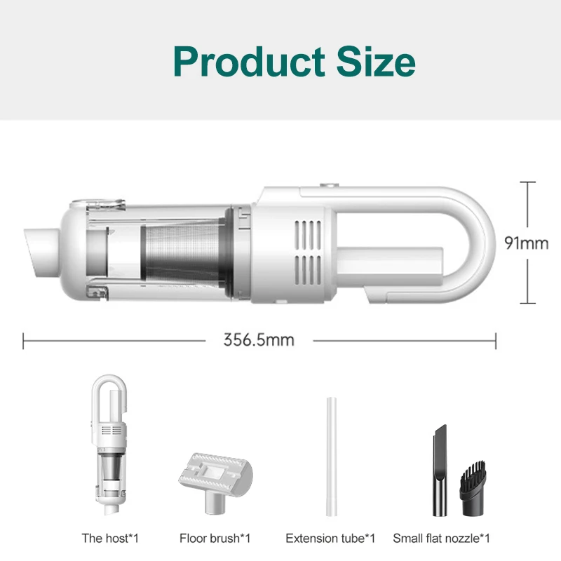 15000pa Multifunctional Handheld Vacuum Cleaner Powerful Suction HEPA Filter Wireless Vacuum Cleaner for Floor Household 6