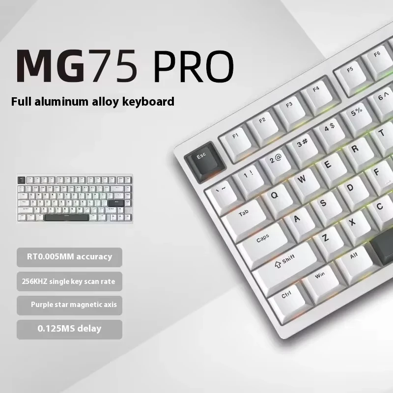 キーボード IROK MG75 PRO BLACK Amazon.com: IROK MG75PRO 81 Keys Wired Magnetic Switch
