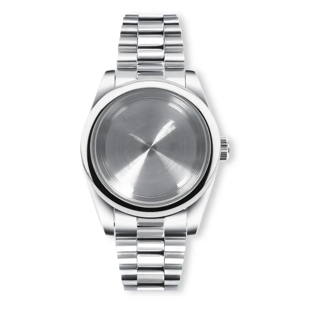 NEITON Sapphire Waterproof Watch Case with Presidential Bracelet Strap