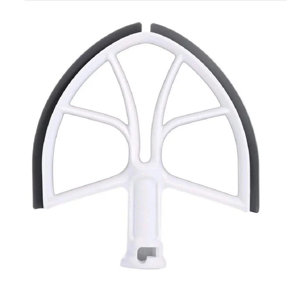 Silicone Edge Batedor e Paddle Bowl-lift Stand Mixer Home Kitchen Mistura de Substituição Anexo para Cozinha Aid 6-quart