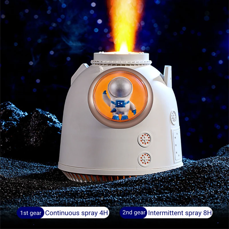 New Astronaut Air Humidifier 260ml Electric Ultrasonic Aroma Essential Oil Diffuser Colorful LED Light USB Mist Sprayer Gifts 5