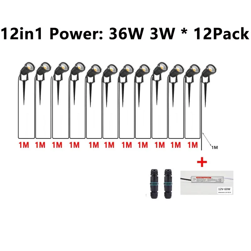12 in 1 36W