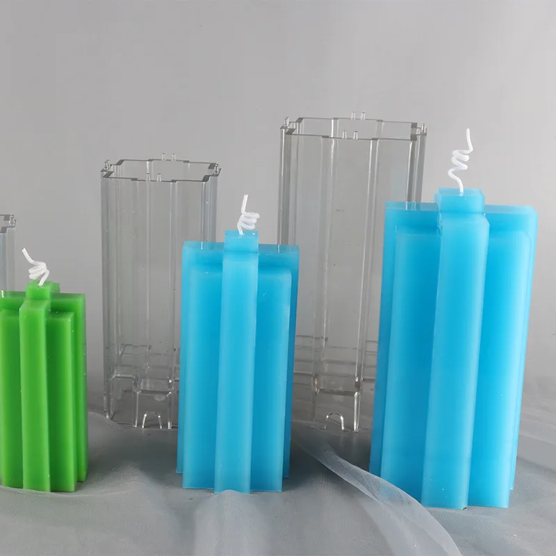 Handmade Acrylic Building Block Candle Mold With Resin Molds