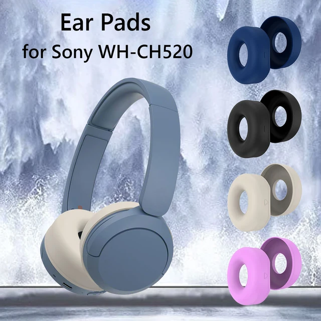Fundas de silicona para auriculares Sony WH-CH520, almohadillas para los  oídos, funda protectora antisudor, cojín duradero para los oídos -  AliExpress