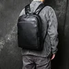 NZPJ Leather Men's Backpack Natural Cowhide Backpack Fashion Travel Bag Korean Version Schoolbag Computer Bag For 15 Inch Laptop 3