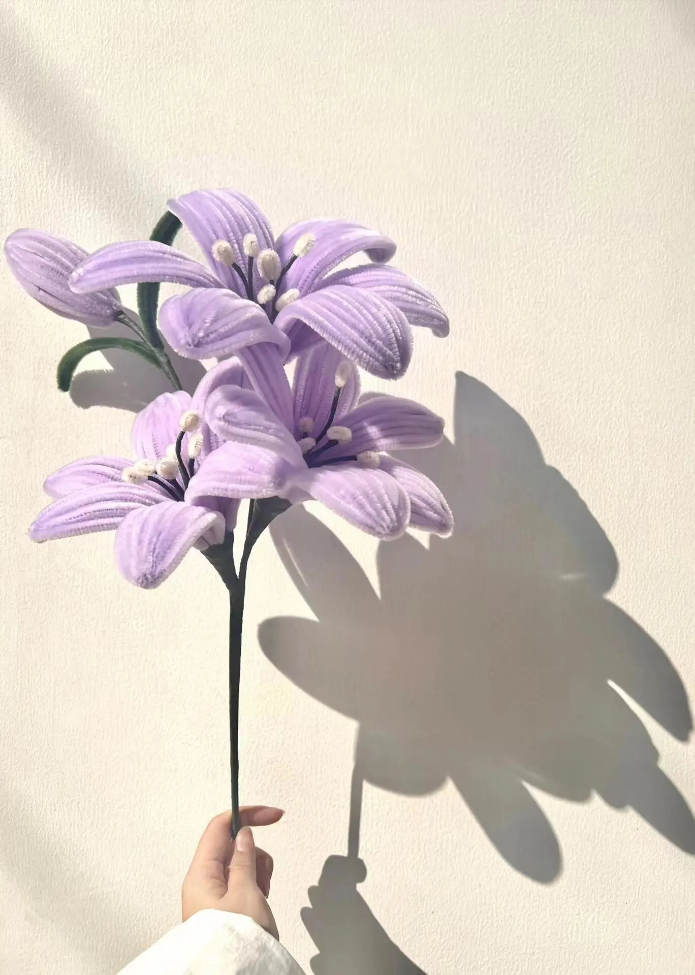 Purple twist stick handmade bouquets diy material package encryption top tulip corn poppy handmade flower material package full