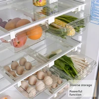 Refrigerator Egg Storage Box Drawer Style Food Fruit Egg Rack Egg Holder Household Plastic Fresh-keeping Box 2