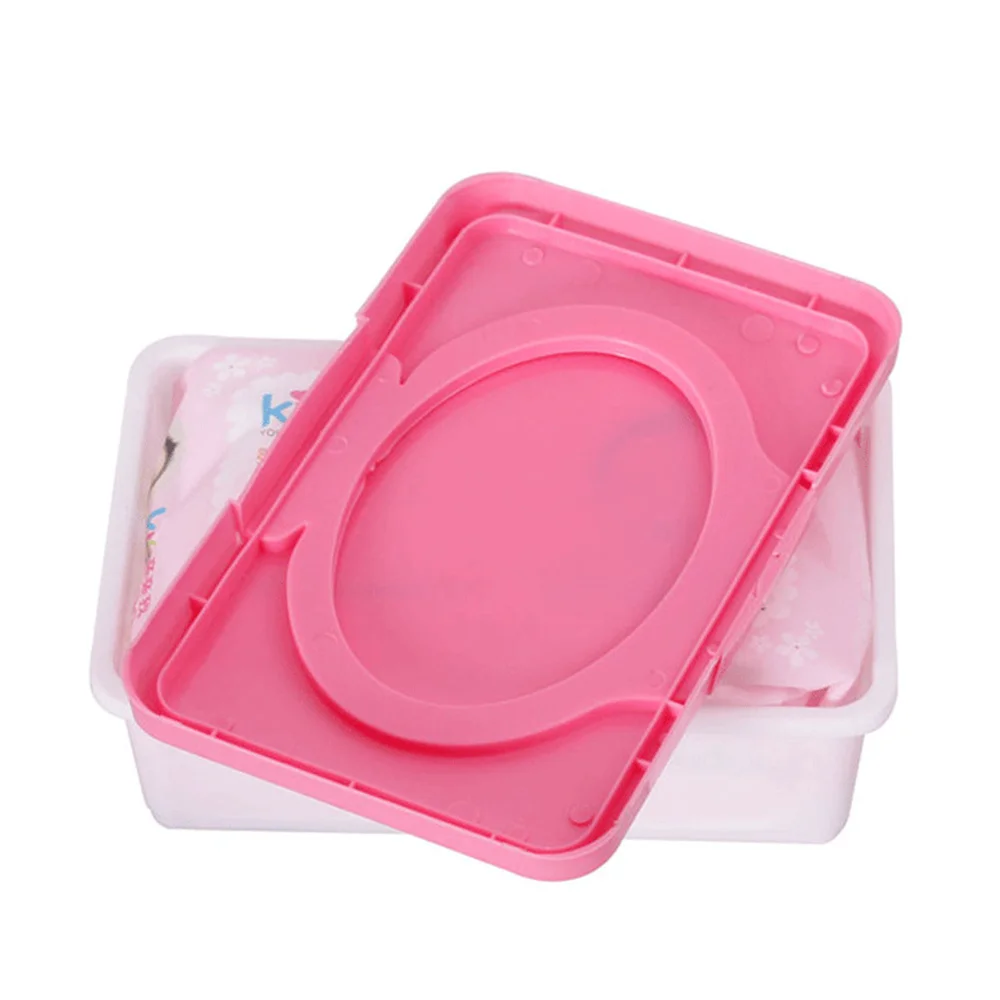 Wet Tissue Box Desktop Seal Baby Wipes Paper Storage Box Dust-proof Tissue Box Home Office Wet Wipe Holder Napkin Storage Box