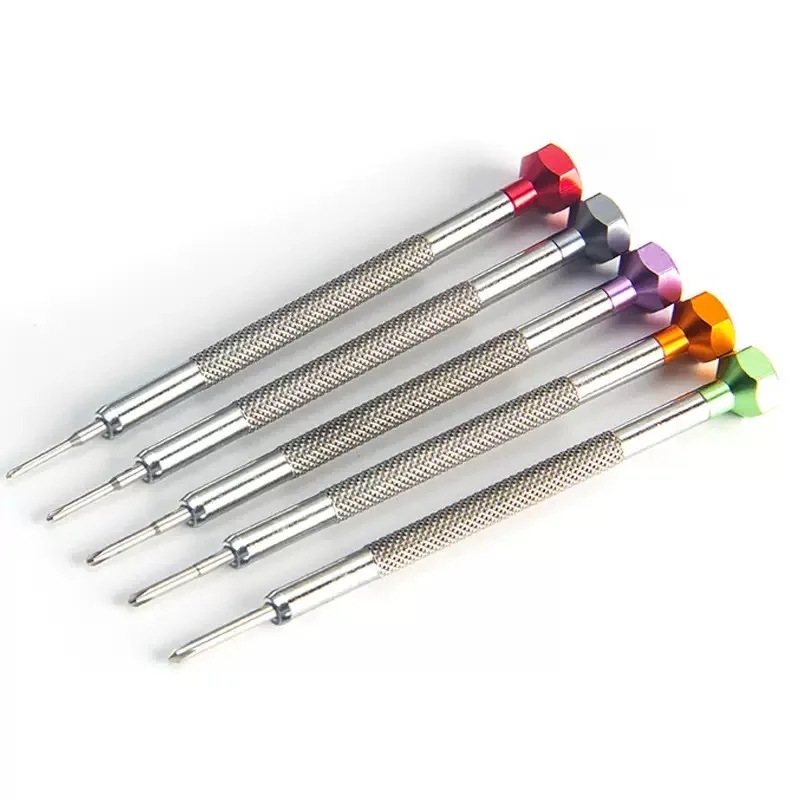1PC 0.6-2.0mm 정밀 드라이버 고경도 강철 마이크로 십자/일자 드라이버 가..