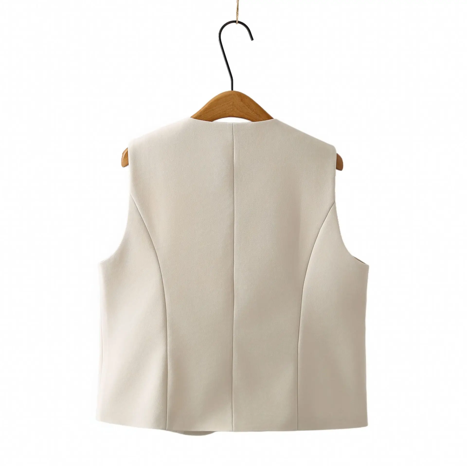 XXXXL Fashion Plus Size Women's Suit Vest New Autumn Style V-neck Waistcoat Casual Sleeveless Jacket 2517