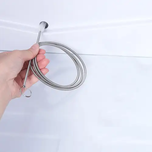 Refrigerator Drain Dredge Cleaning Set Long Flexible Refrigerator Scrub Brush Water Dredging Water Tube Cleaning Tool Coil Brush - Image 2