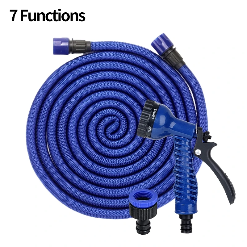 Expandable Water Hose Garden Irrigation Tool Regulated Nozzles Car