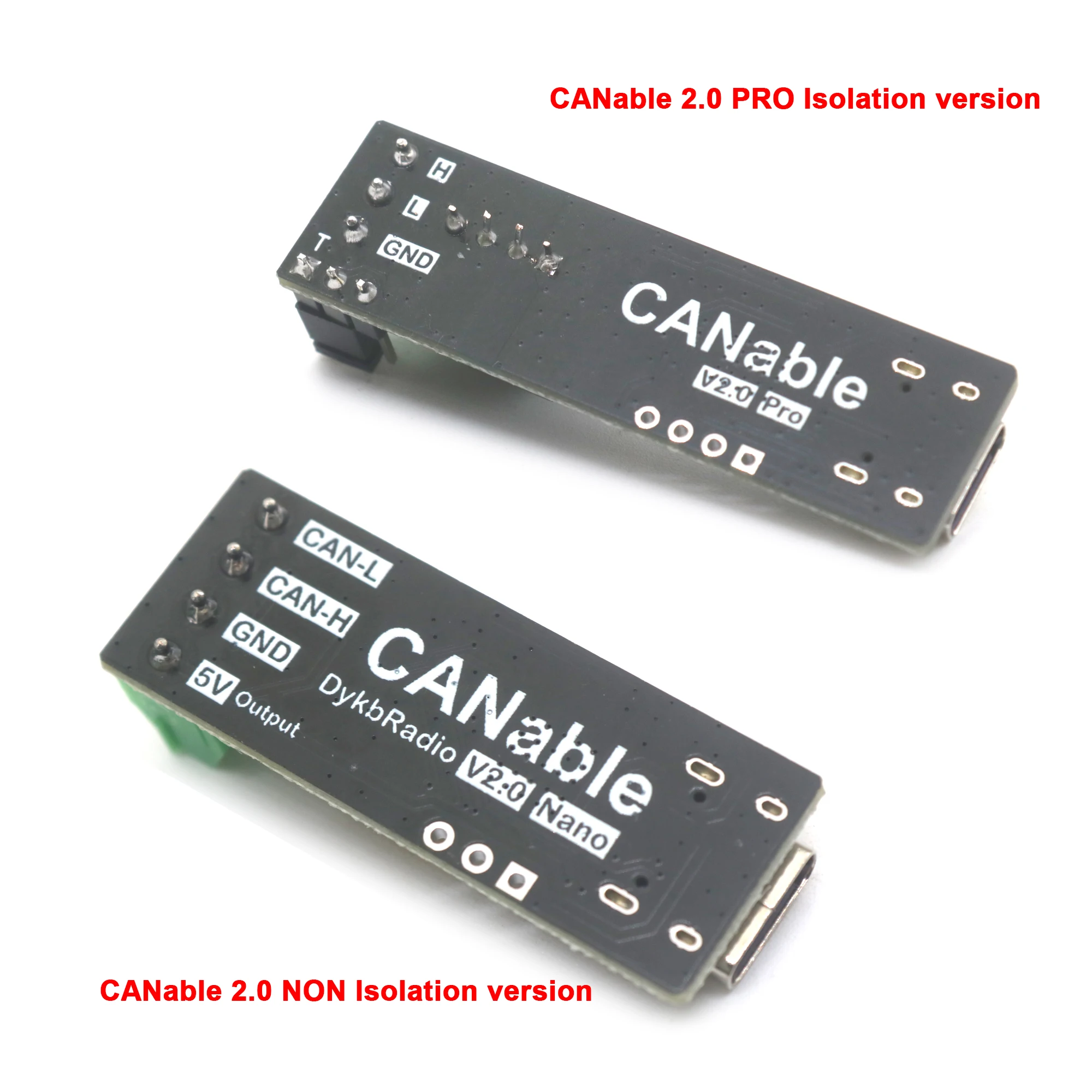 Type-C USB To CAN CANable 2.0 Cangaroo Candlelight CAN-FD SLCAN