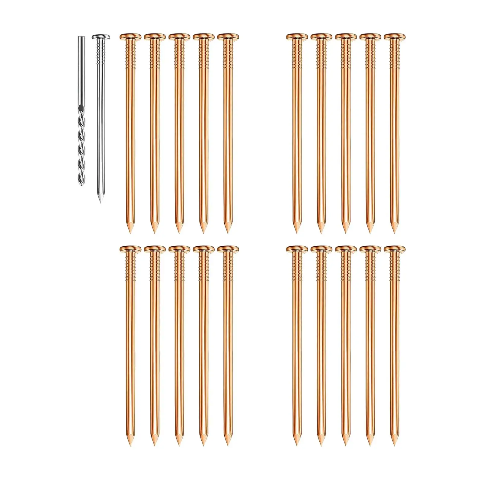 Solid Copper Clout Nails Hardware Accessories Large Head Professional Versatile