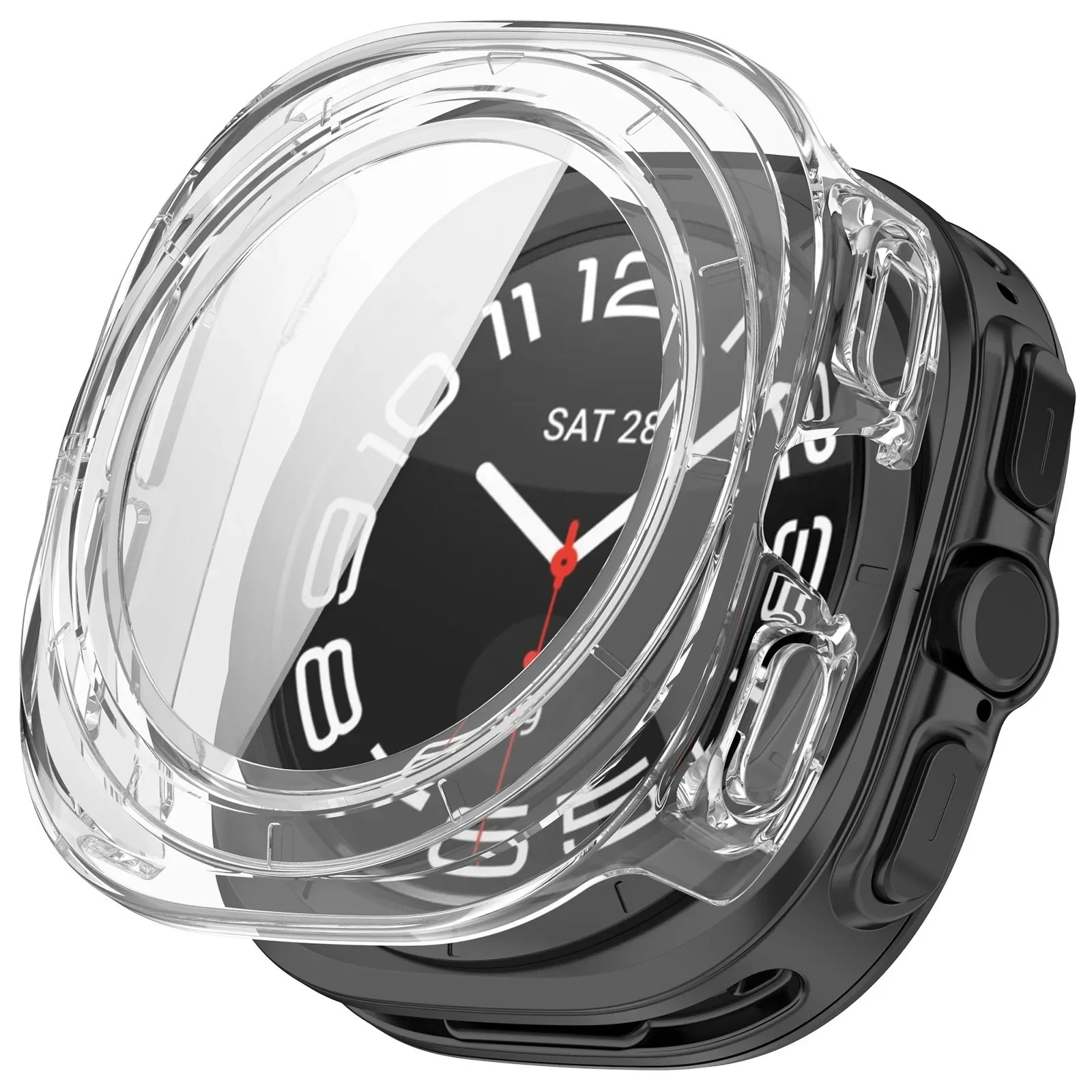 Premium Tempered Glass Protective Cover for 47mm Watch – Enhanced Screen Safety & Durable Bumper Casing