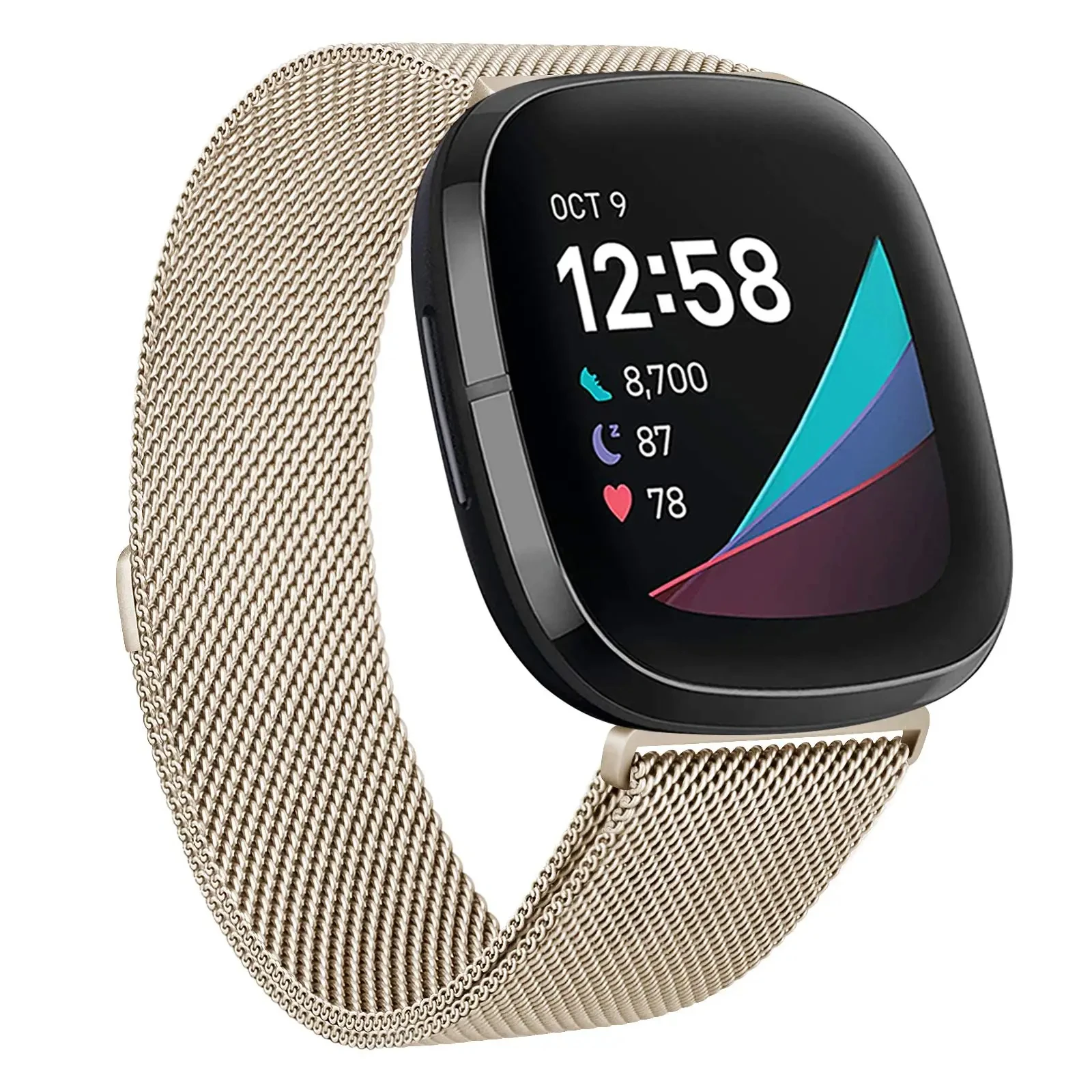 Milanese Stainless Steel Magnetic Loop Watchband Strap