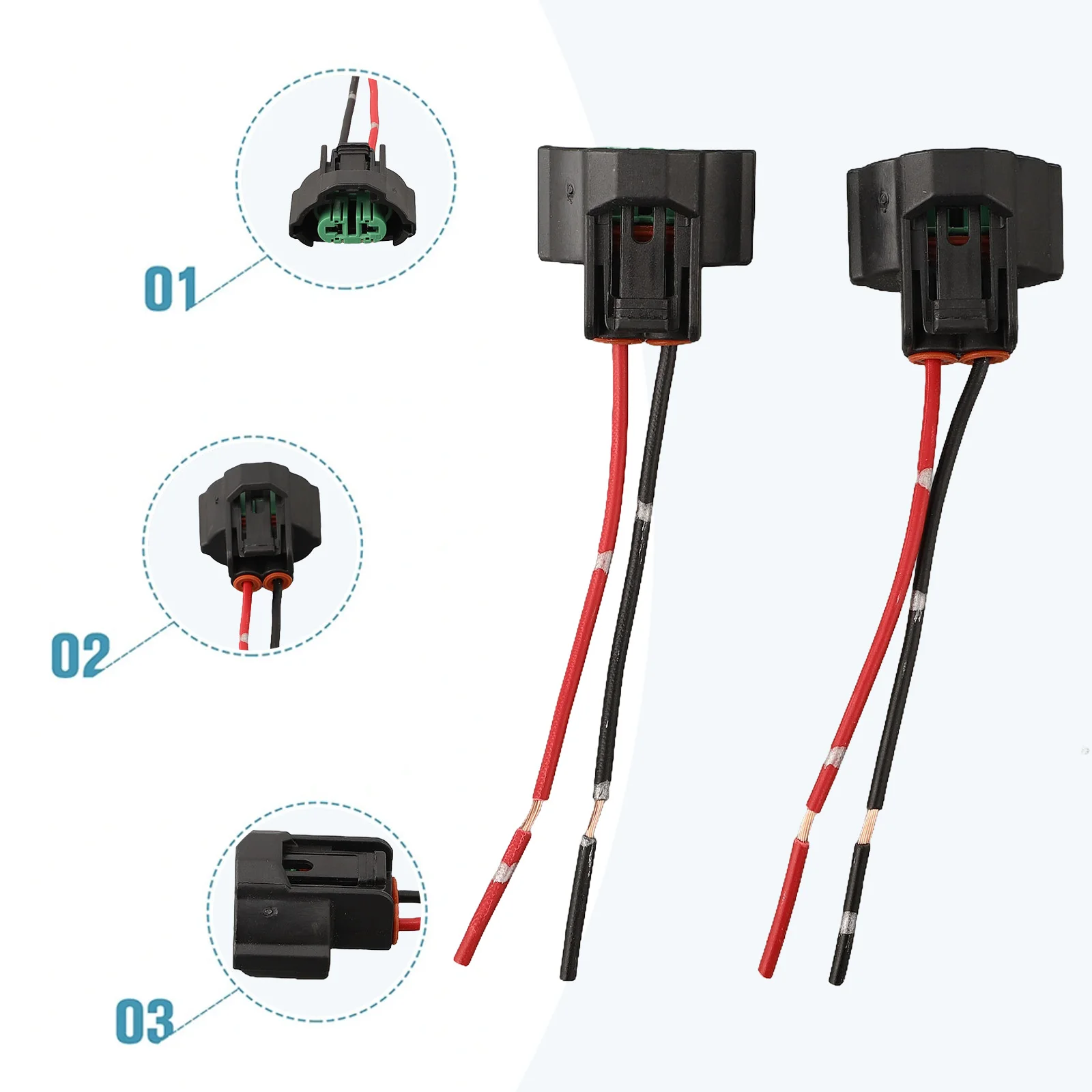 2PCS H8 H11 Lampenfassung Draht Stecker Kabelbaum Verdrahtung Halter Auto Scheinwerfer Nebel Lampen Für Hyundai Für Sonata Für Nissan für KIA – Detail 9