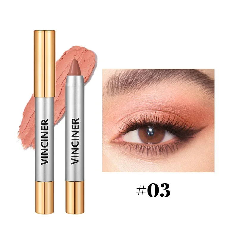 8 Colors Pearlescent Eyeshadow Pencil Waterproof Long Lasting Shimmer Highlighter & Eye Shadow Eyeliner Stick Eyes Makeup Tool eyeshadow stick eyeshadow pencil eyeshadow pen eyeshadow eyeliner