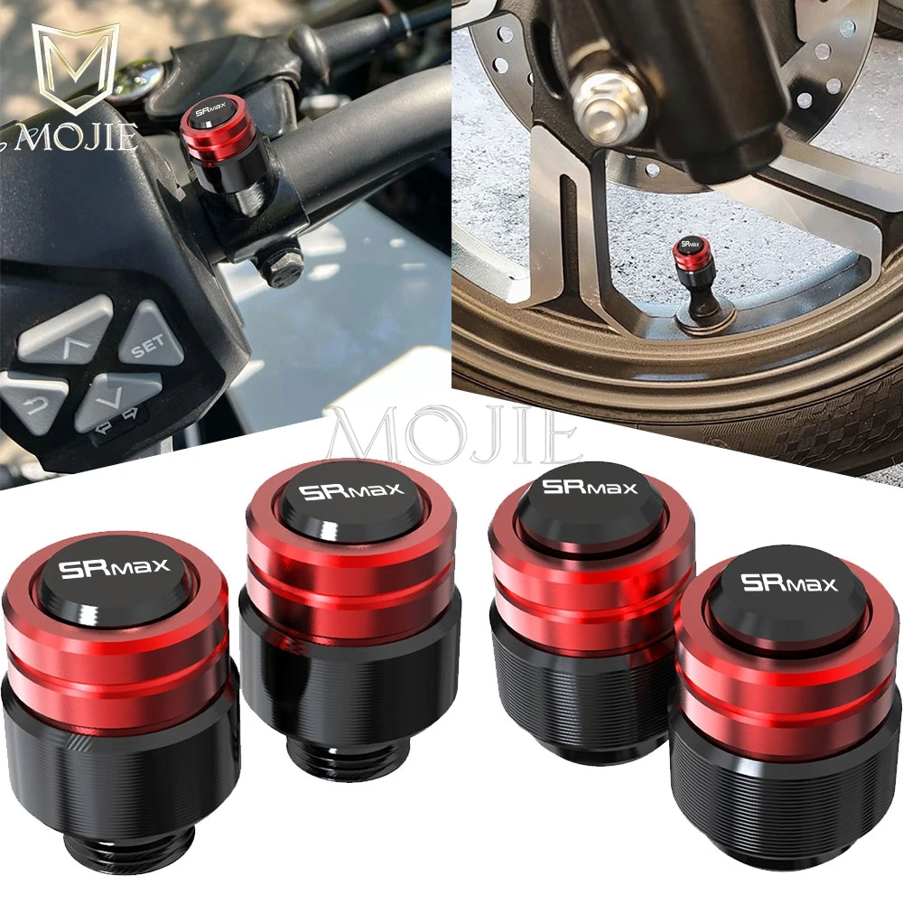 Tappi Stelo Valvola Pneumatico Moto Per Aprilia Sr-Max Sr Max 125 250 300 2011-2024 2023 M8 M10 Tappi Foro Specchietto Retrovisore Viti