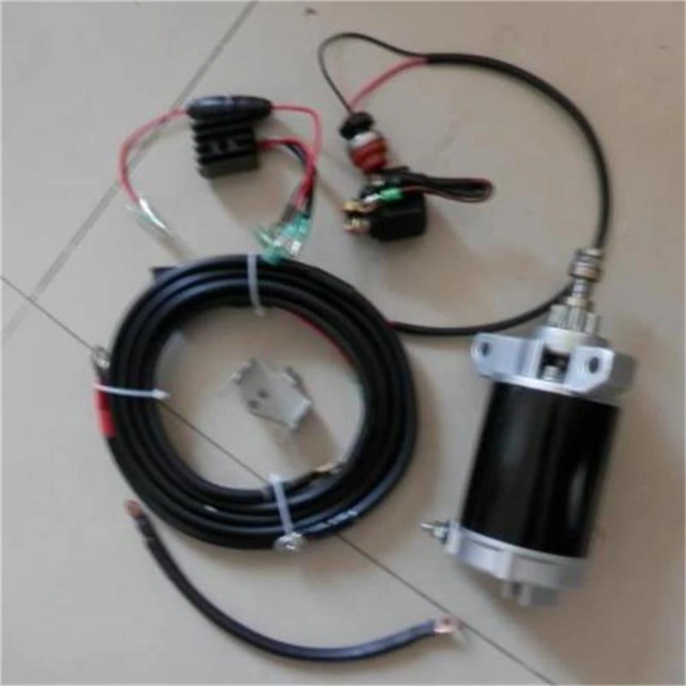 Electric Start Conversion Kit For Mercury Tohatsu 40hp 50hp Outboard