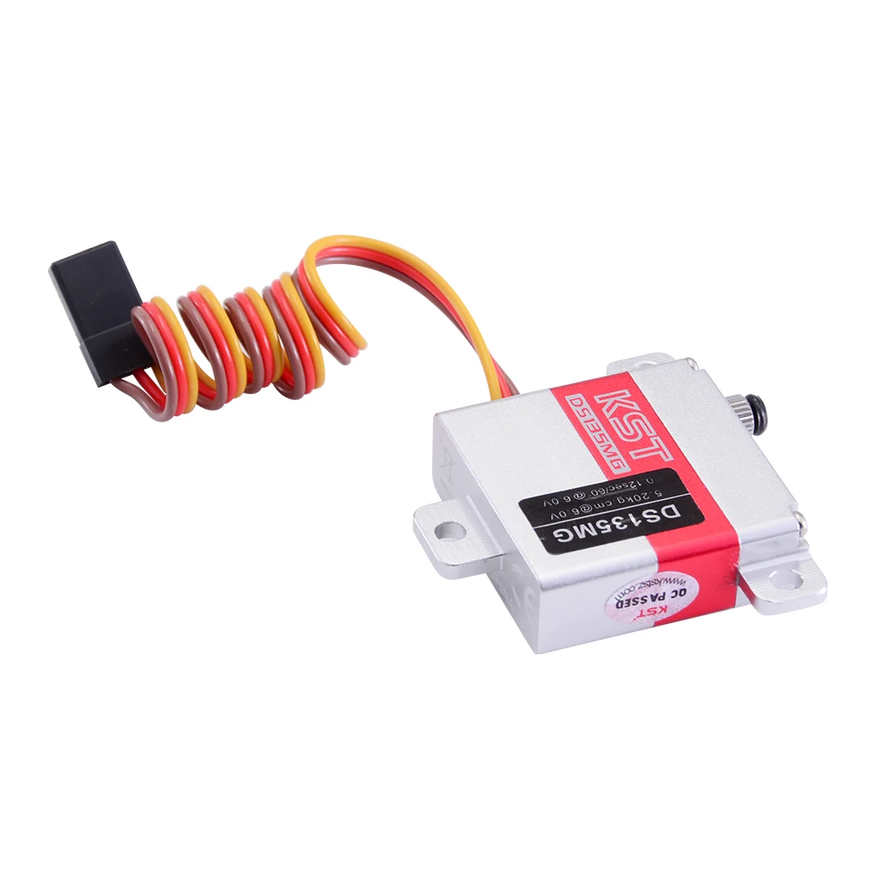 KST DS145MG 6V 5kg 0.12 sec High Precision Metal Gear Digital Wing Glider Servo for UAV RC Car Robot Arm Boat Helicopter