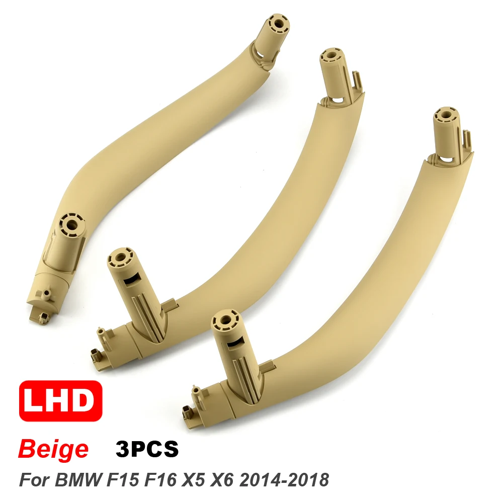 BMW X5 X6 F15 F16 2014-2018 51417292243 51417292244 용 자동차 좌우 내부 도어 내부 ABS 풀 핸들 트림 커버