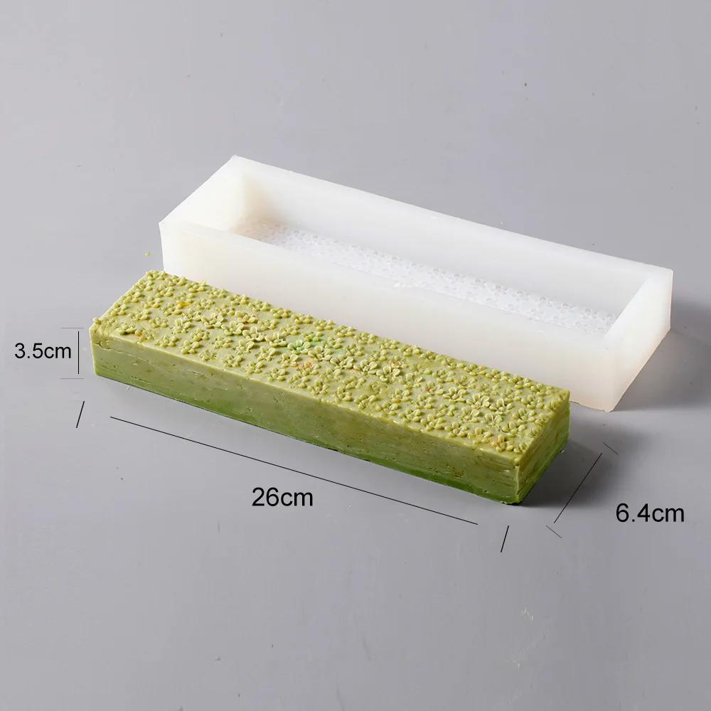 Nicole Large Soap Molds Rectangle Silicone Liner for 18 Bar Mold