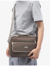  Retro Men Crossbody Bag Oxford Wallet Wear-resistant Outdoor Portable Phone Handbag Shoulder Messenger Bag Dropshipping 