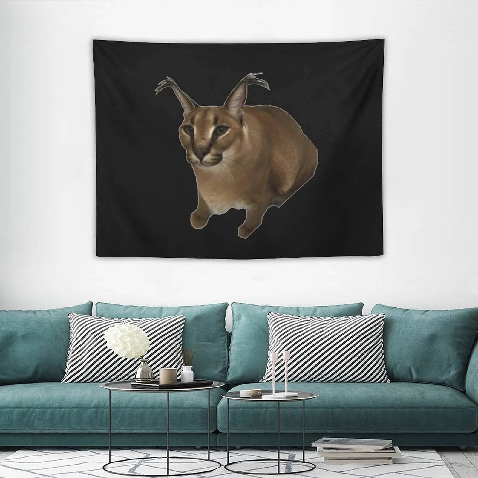 Big Floppa Tapestry Wall Decorations Decoration For Rooms Room Decoration Accessories Room Aesthetic Decor Tapestry