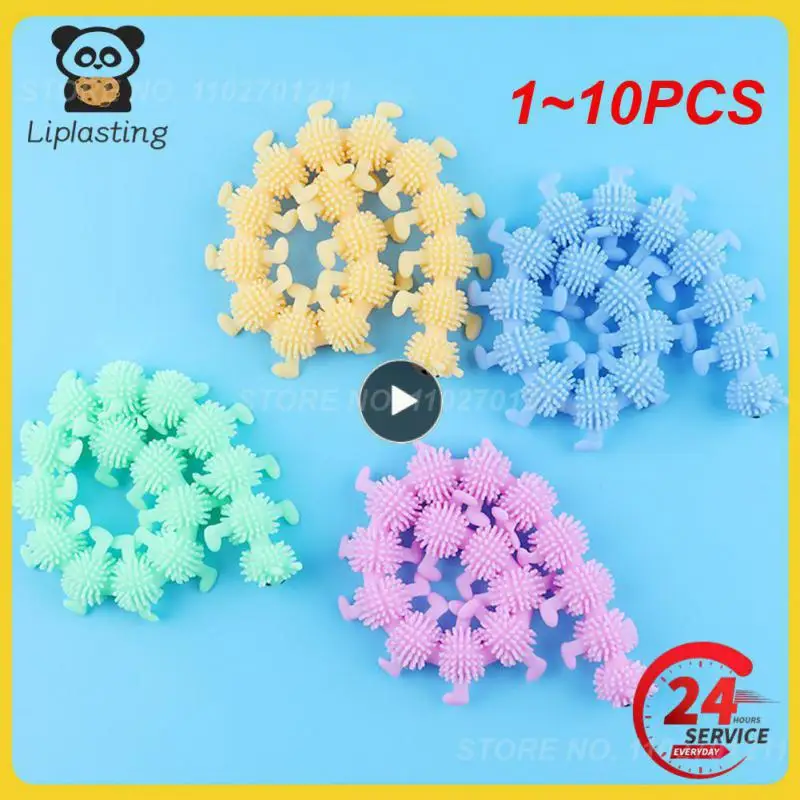 

1~10PCS Knots Caterpillar Relieves Stress Toy Physiotherapy Releases Stress Toys Personalized Gift Squeeze Relax Toys Kids