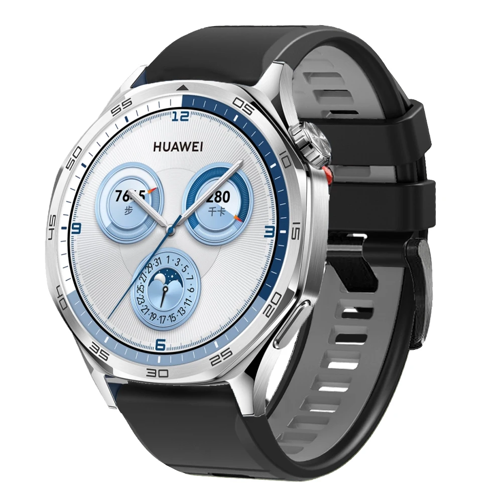 Sports Silicone Bracelet - Pack of 2, Compatible with Multiple Smartwatches