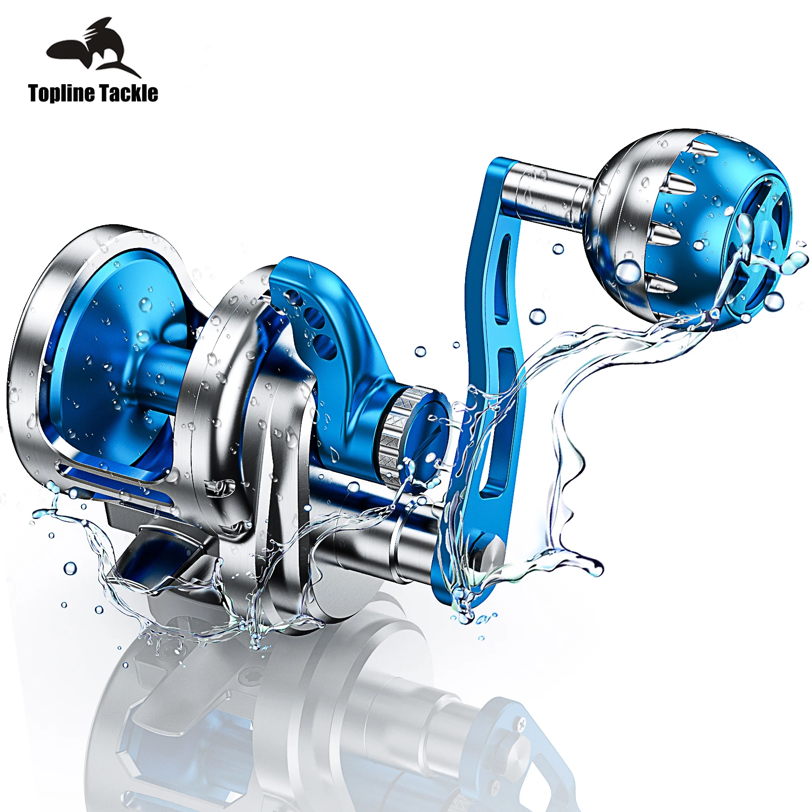 TOPLINE TACKLE ジギングリール 500 右ハンドル（アンバサダー6500cs 
