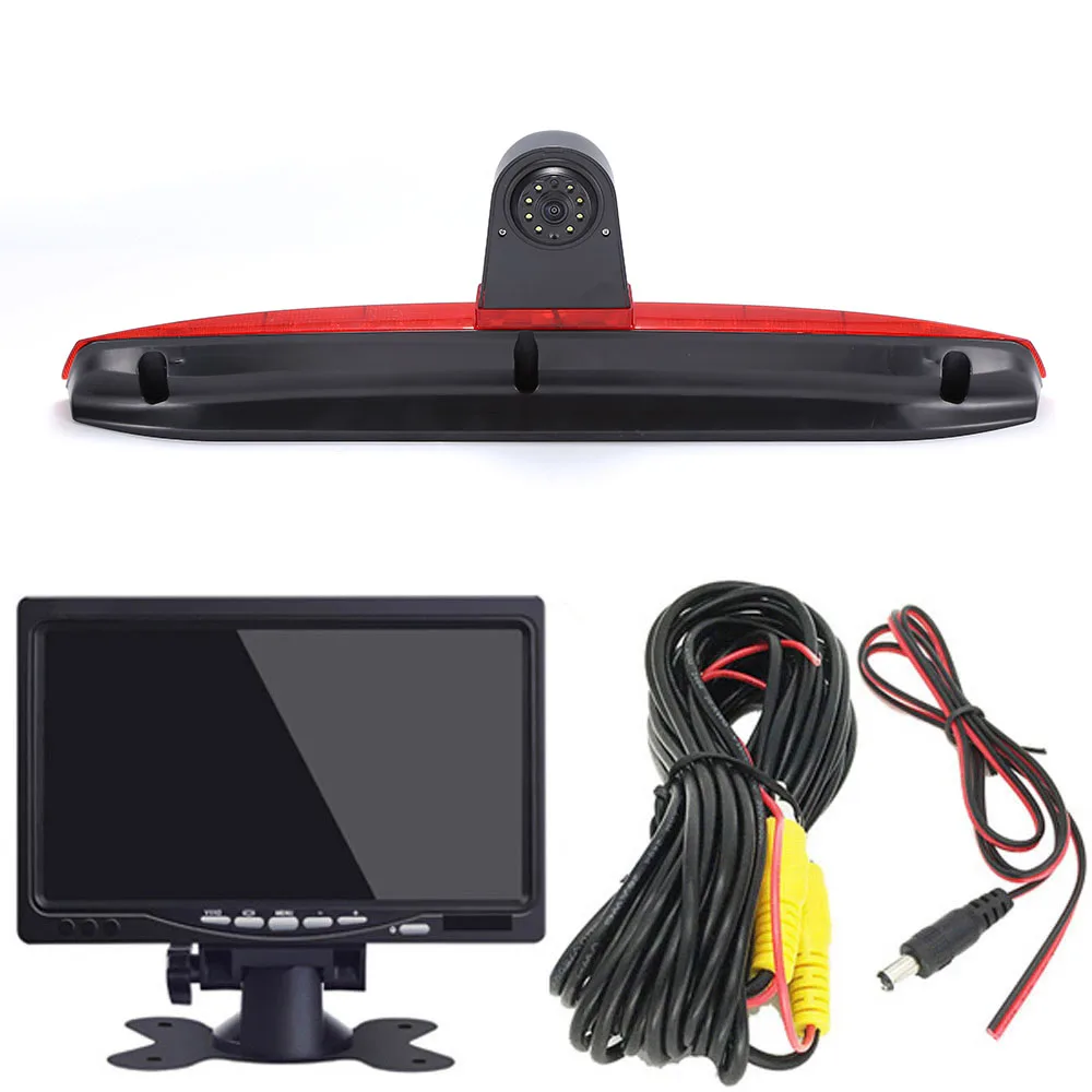 

Navinio CCD Chip car rear view camera +7"Monitor for Mercedes Vito Mixto W639 W447 109 111 114 MPV HD Brake stop lamp light