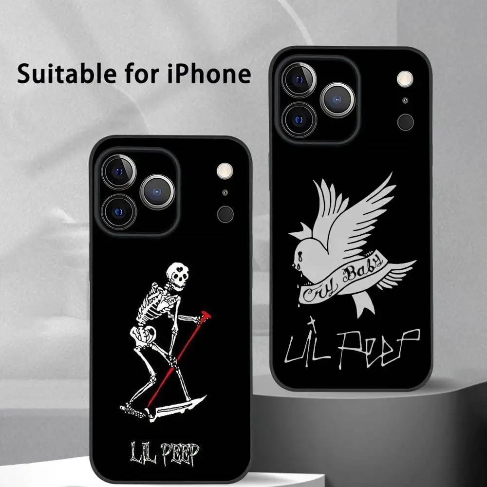 Lil Peep Hell Boy Black Frosted Soft Phone Case