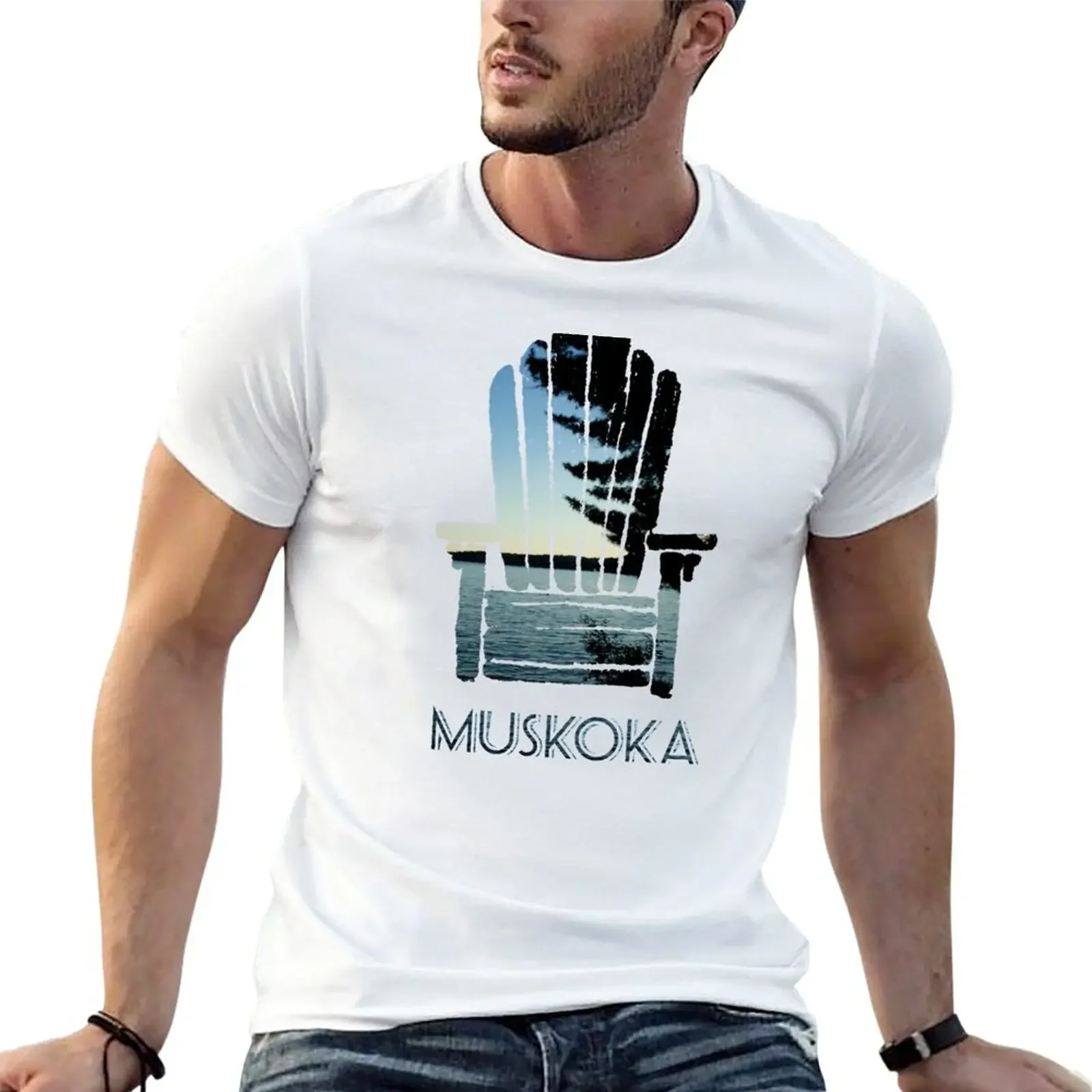 

Muskoka Chair T-Shirt blanks new edition plain white t shirts men