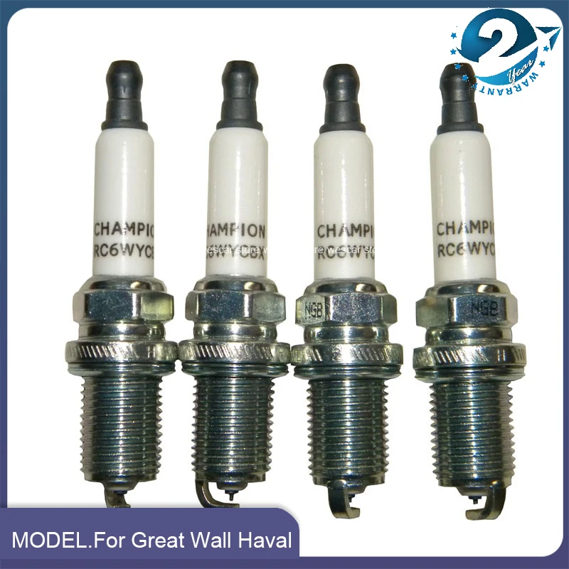 4pcs/set Original Spark Plug For Great Wall HAVAL H6 H2 VOLEEX C50 V80 1.5T Displacement Auto Replacement Part 3707100-EG01T