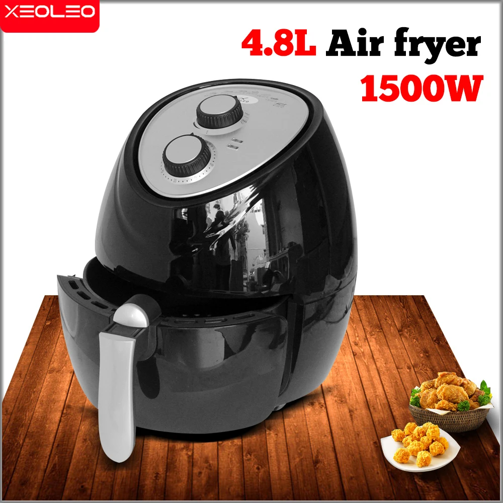 Nominaal Het spijt me extase Xeoleo Elektrische Lucht Friteuse 4.8L Automatische Friteuse Olie Gratis  Air Frituur Diepe Vet Friteuse Voor Thuis Koken 1500W - AliExpress  Huishoudelijk Apparatuur