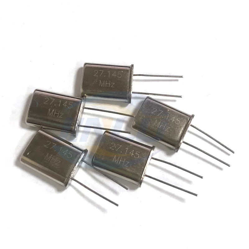 HC-49U in-line quartz crystal oscillator 7.3728 8.000M 8.4672 10M 10.240 11.0592 12 12.8 15.36 16 16.9344 18.432 19.6608MHZ 5pcs quartz crystal oscillator