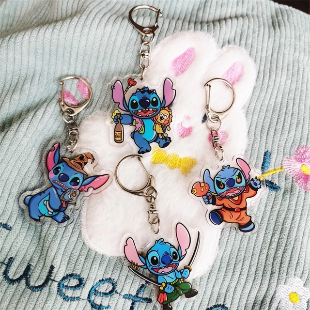 Disney Stitch acrilico portachiavi borsa ciondolo creativo Anime cordino  portachiavi giocattolo gioielli regalo personalizzato coppia gioielli  appesi - AliExpress