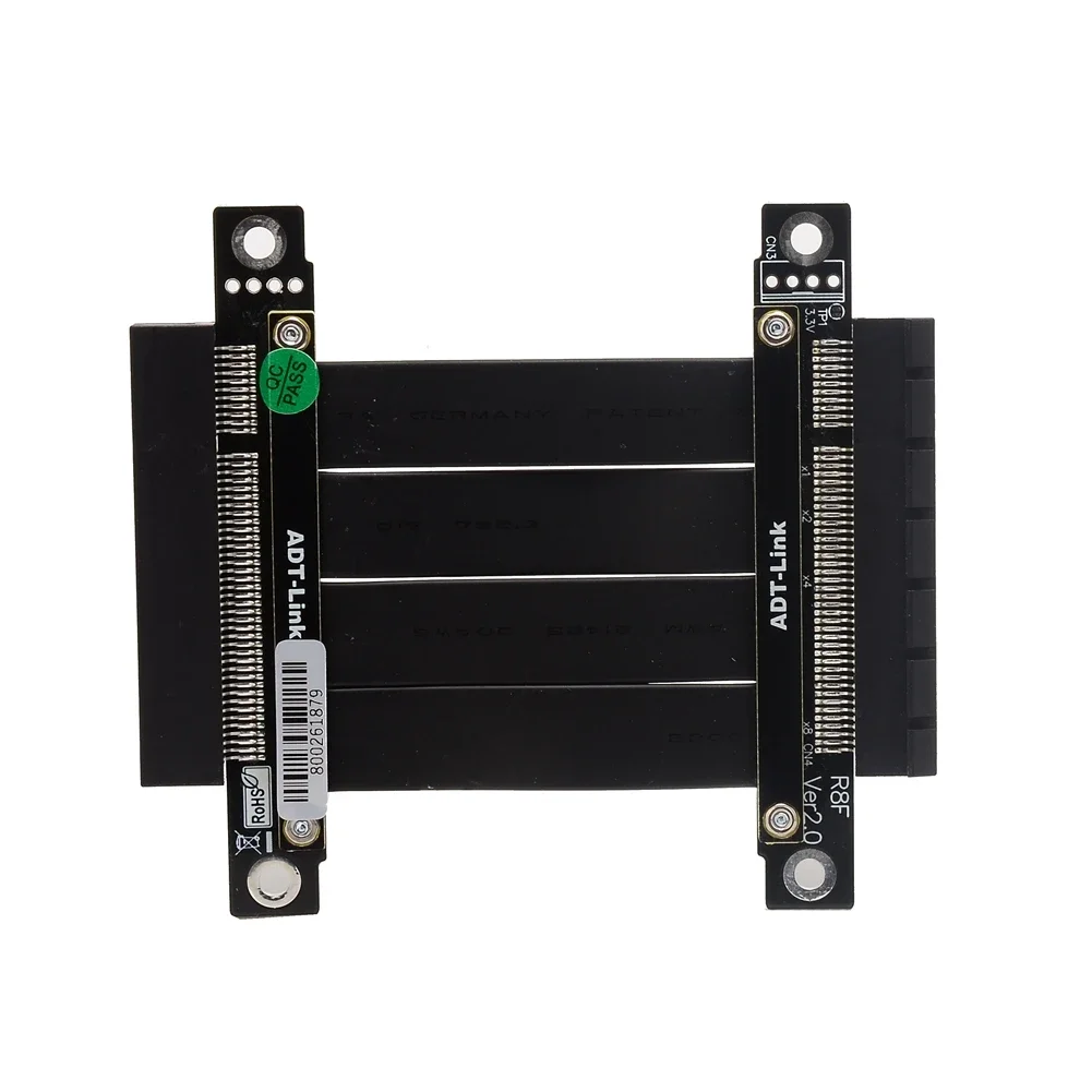 Conectores Fêmea para Fêmea Cabo de Extensão Direto de Sinal Server Gpu Pci-e 8x Extender Adt R88ff Pcie 3.0x8 Riser - Imagem 5