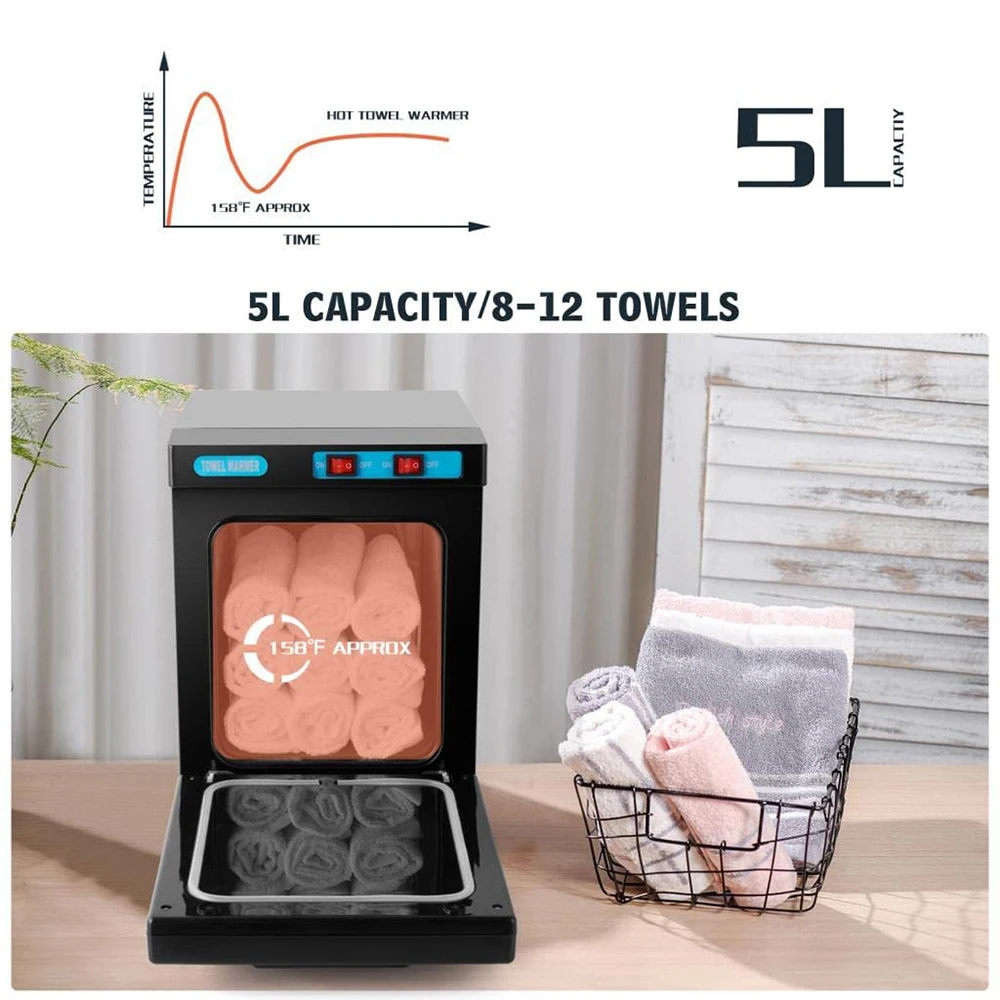 Beauty Salon Nail Salon Heating Towel Cabinet Sterilization Cabinet Multifunction Ultraviolet Ozone for Manicure