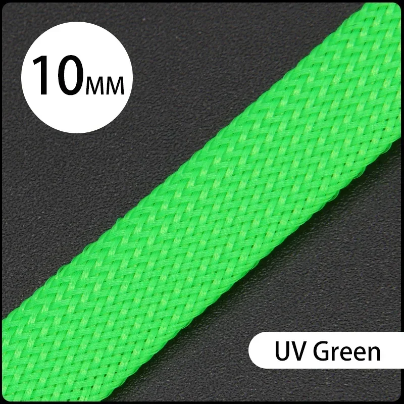 High Density Insulated PET Braid Sleeve - Custom Lengths - Premium Cable Protector Wrap
