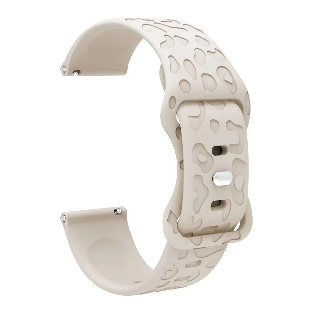 Leopard Silicone Engraved Band