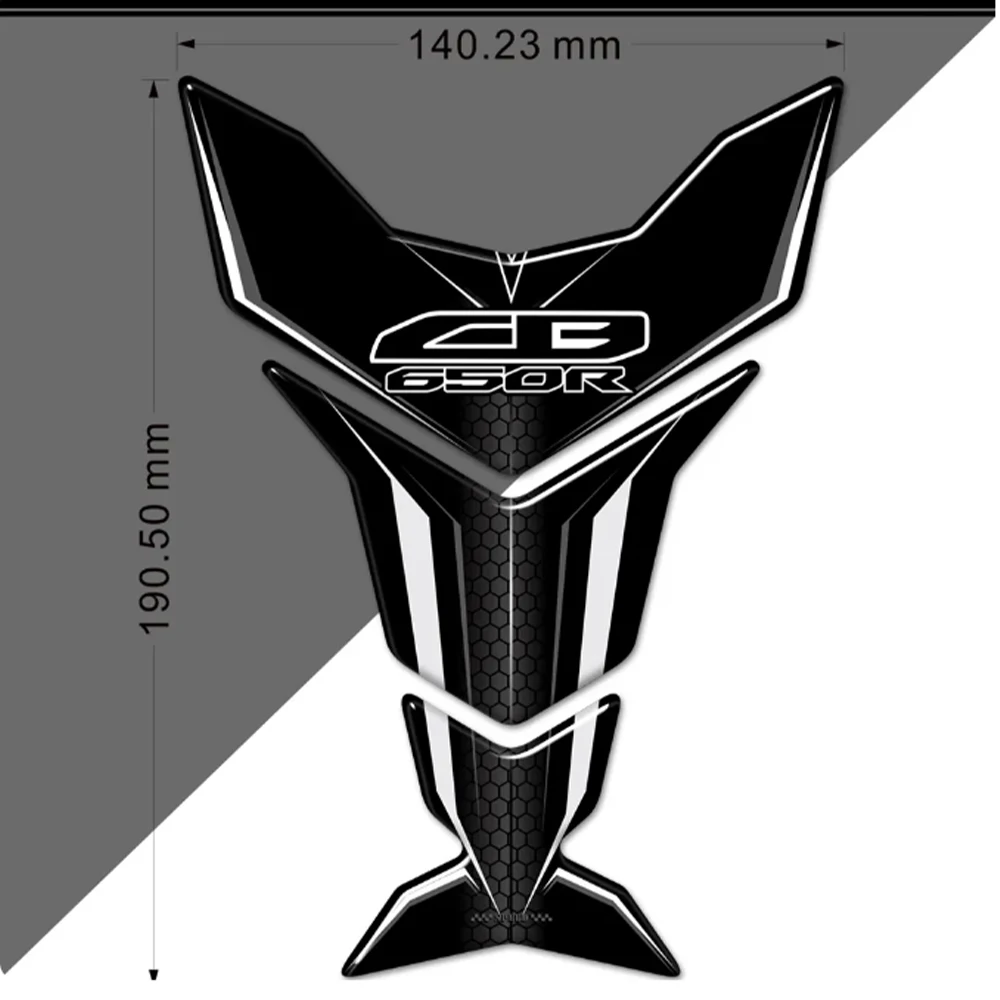 

3d-эмблема для Honda CB650R CB 650R, протектор для бака, мотоциклетные наклейки, защита топлива, логотип, боковая крышка, шрифт 2018 2019